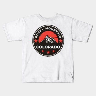 Rocky Mountain Colorado - Travel Kids T-Shirt